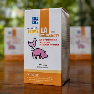 Dung dịch tiêm EZOME-LA Enrofloxacin 20%